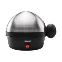 Produktbild för Tristar EK-3076 - äggkokare - rostfritt stål/svart