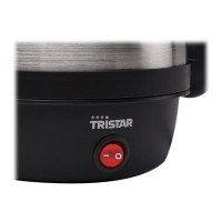 Produktbild för Tristar EK-3076 - äggkokare - rostfritt stål/svart