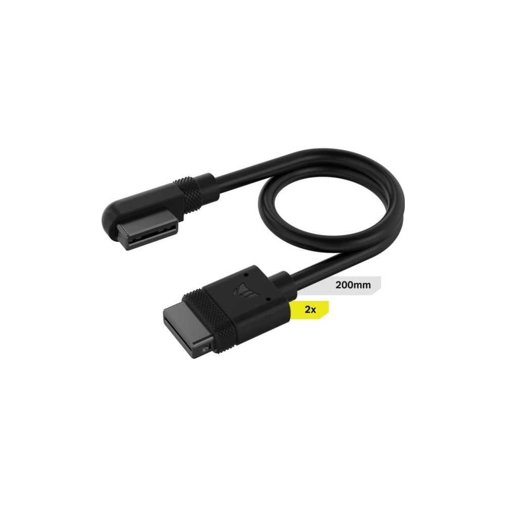 Produktbild för Corsair iCUE LINK - ström-/datakabel - CORSAIR iCUE-länk till CORSAIR iCUE-länk - 20 cm