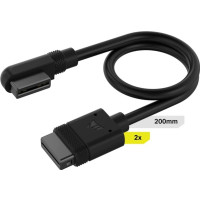 Produktbild för Corsair iCUE LINK - ström-/datakabel - CORSAIR iCUE-länk till CORSAIR iCUE-länk - 20 cm