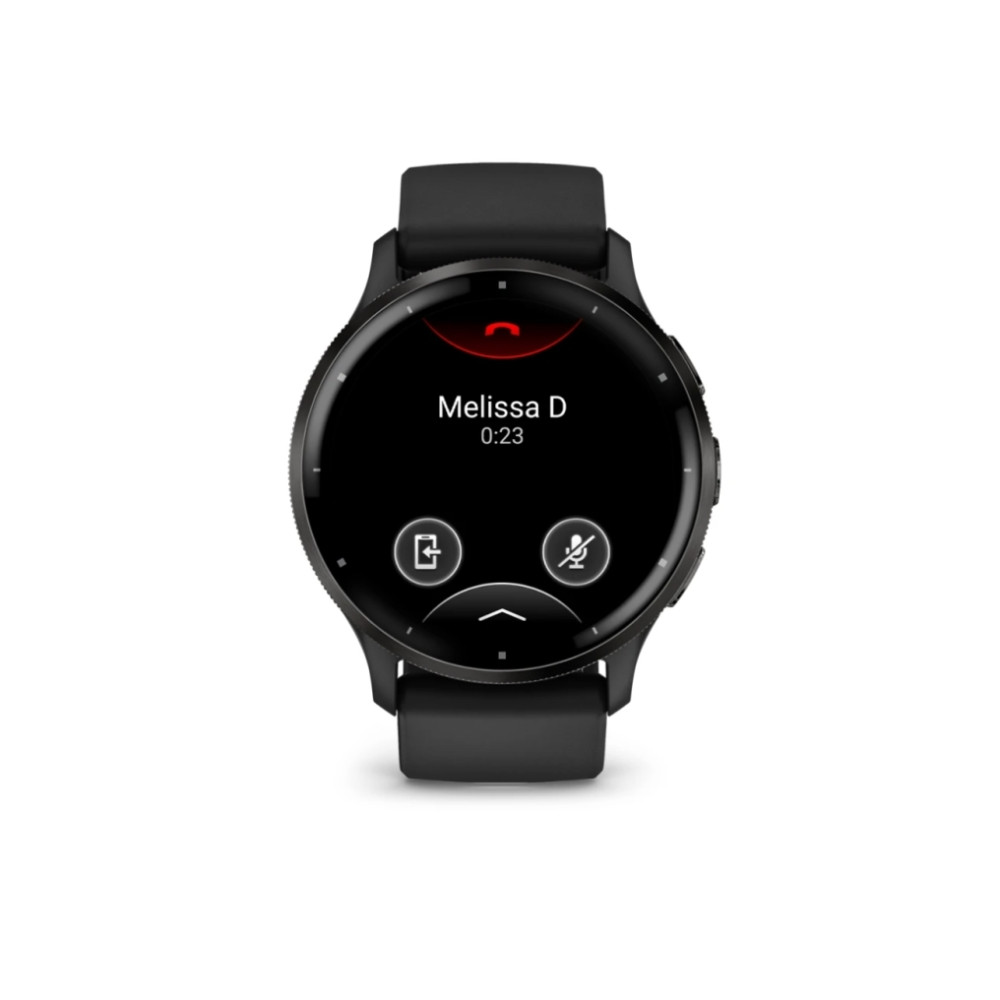 Produktbild för Garmin Venu 3 - svart fiberförstärkt polymer - smart klocka med band - 8 GB
