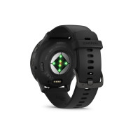 Produktbild för Garmin Venu 3 - svart fiberförstärkt polymer - smart klocka med band - 8 GB