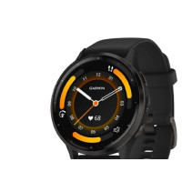 Produktbild för Garmin Venu 3 - svart fiberförstärkt polymer - smart klocka med band - 8 GB