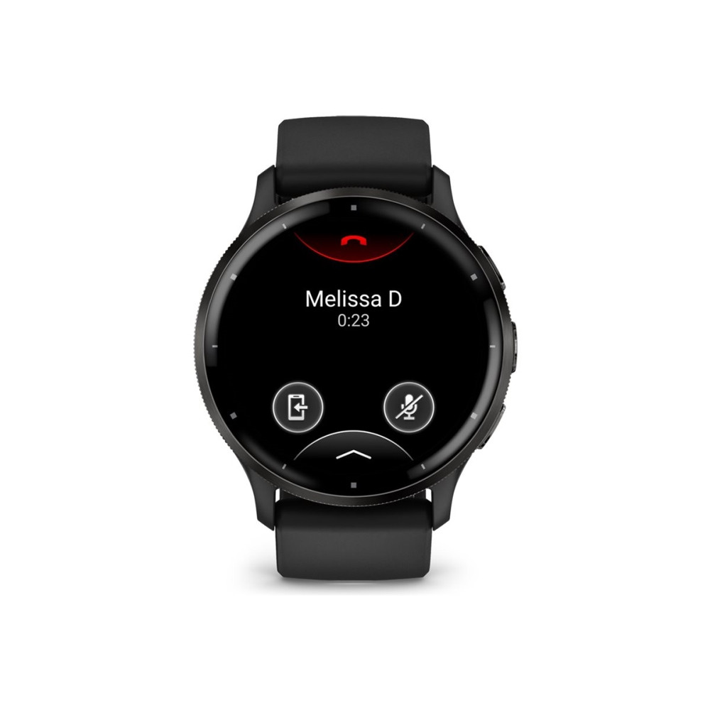 Produktbild för Garmin Venu 3 - svart fiberförstärkt polymer - smart klocka med band - 8 GB