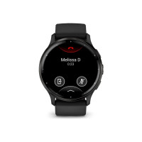 Produktbild för Garmin Venu 3 - svart fiberförstärkt polymer - smart klocka med band - 8 GB