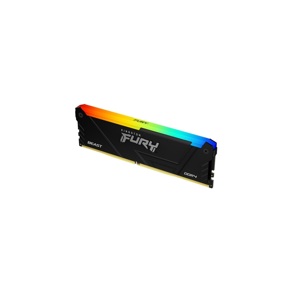 Produktbild för Kingston FURY Beast RGB - DDR4 - modul - 16 GB - DIMM 288-pin / PC4-25600 - ej buffrad