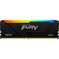 Produktbild för Kingston FURY Beast RGB - DDR4 - modul - 16 GB - DIMM 288-pin / PC4-25600 - ej buffrad