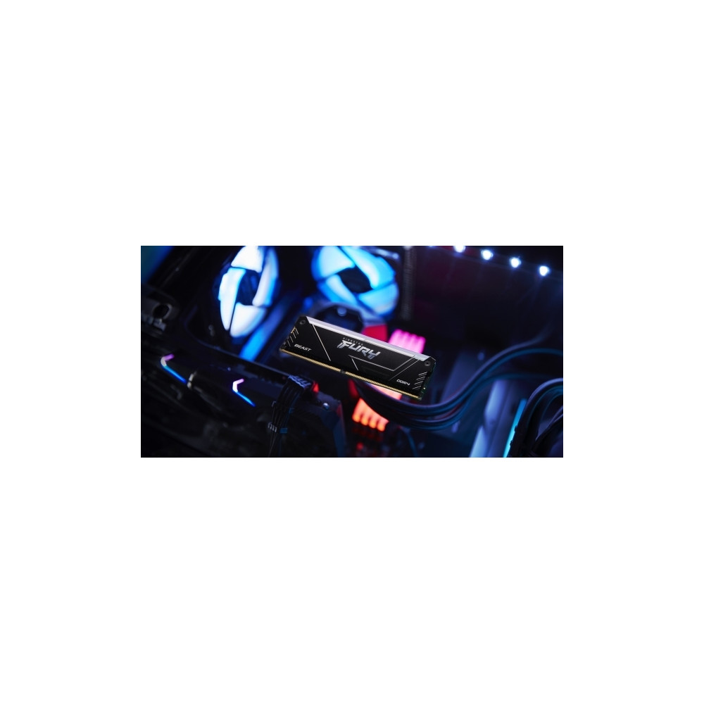 Produktbild för Kingston FURY Beast RGB - DDR4 - modul - 16 GB - DIMM 288-pin / PC4-25600 - ej buffrad