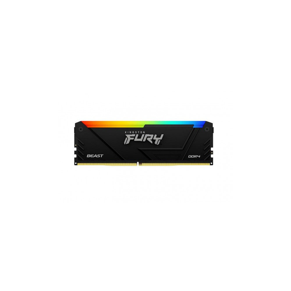 Produktbild för Kingston FURY Beast RGB - DDR4 - modul - 16 GB - DIMM 288-pin / PC4-25600 - ej buffrad