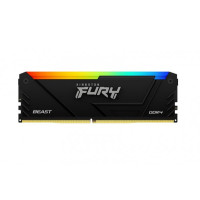 Produktbild för Kingston FURY Beast RGB - DDR4 - modul - 16 GB - DIMM 288-pin / PC4-25600 - ej buffrad