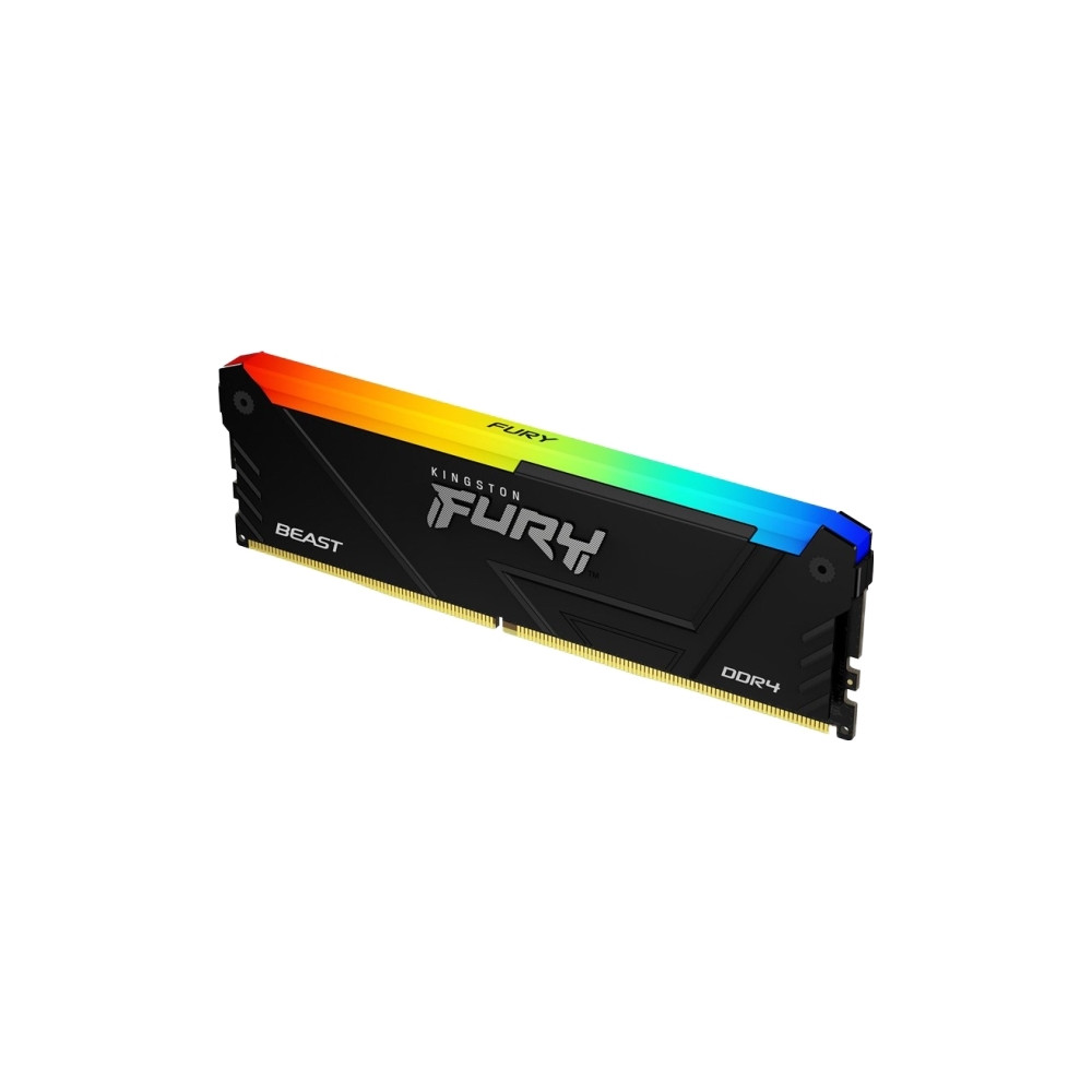 Produktbild för Kingston FURY Beast RGB - DDR4 - modul - 16 GB - DIMM 288-pin / PC4-25600 - ej buffrad