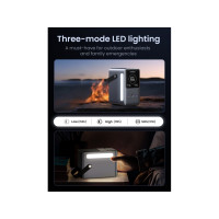 Produktbild för Ugreen Nexode - strömförsörjningsbank - 300 Watt - LiFePO4 - 48000 mAh - 153 Wh