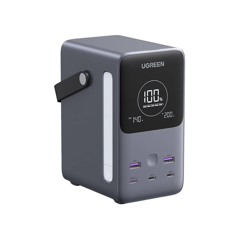 Produktbild för Ugreen Nexode - strömförsörjningsbank - 300 Watt - LiFePO4 - 48000 mAh - 153 Wh
