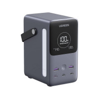 Produktbild för Ugreen Nexode - strömförsörjningsbank - 300 Watt - LiFePO4 - 48000 mAh - 153 Wh