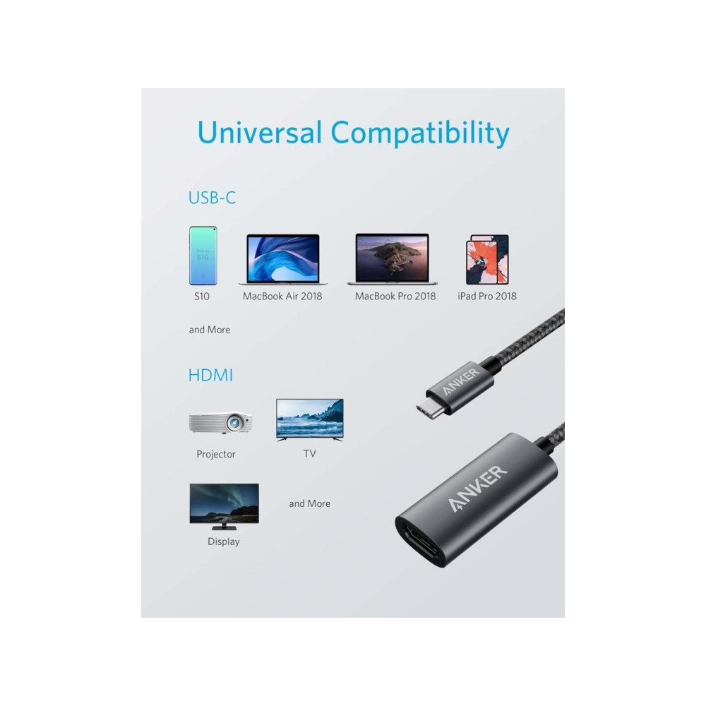 Produktbild för Anker PowerExpand + - videokort - HDMI / USB - 15.2 cm