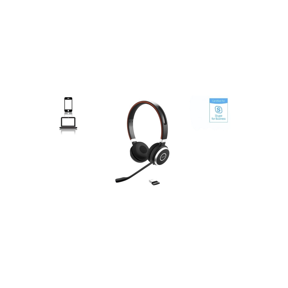 Produktbild för Jabra Evolve 65 UC stereo - headset - USB