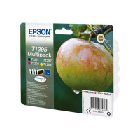 Produktbild för Epson T1295 Multipack - 4-pack - svart, gul, cyan, magenta - original - bläckpatron