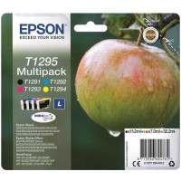 Produktbild för Epson T1295 Multipack - 4-pack - svart, gul, cyan, magenta - original - bläckpatron