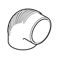 Produktbild för Silent-db20 bøjn. 88.5° 110mm