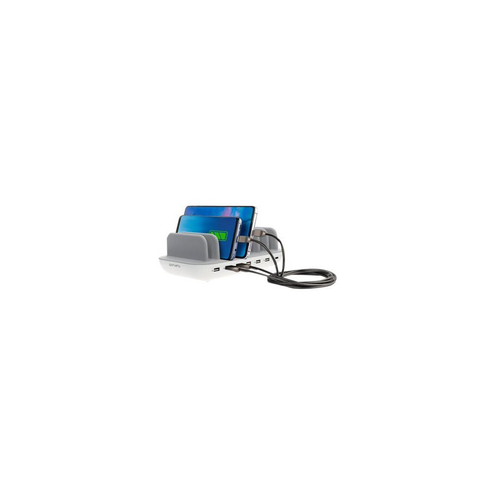 Produktbild för 4smarts 2charge Office laddningsstation - USB, 24 pin USB-C - 60 Watt