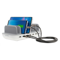Produktbild för 4smarts 2charge Office laddningsstation - USB, 24 pin USB-C - 60 Watt