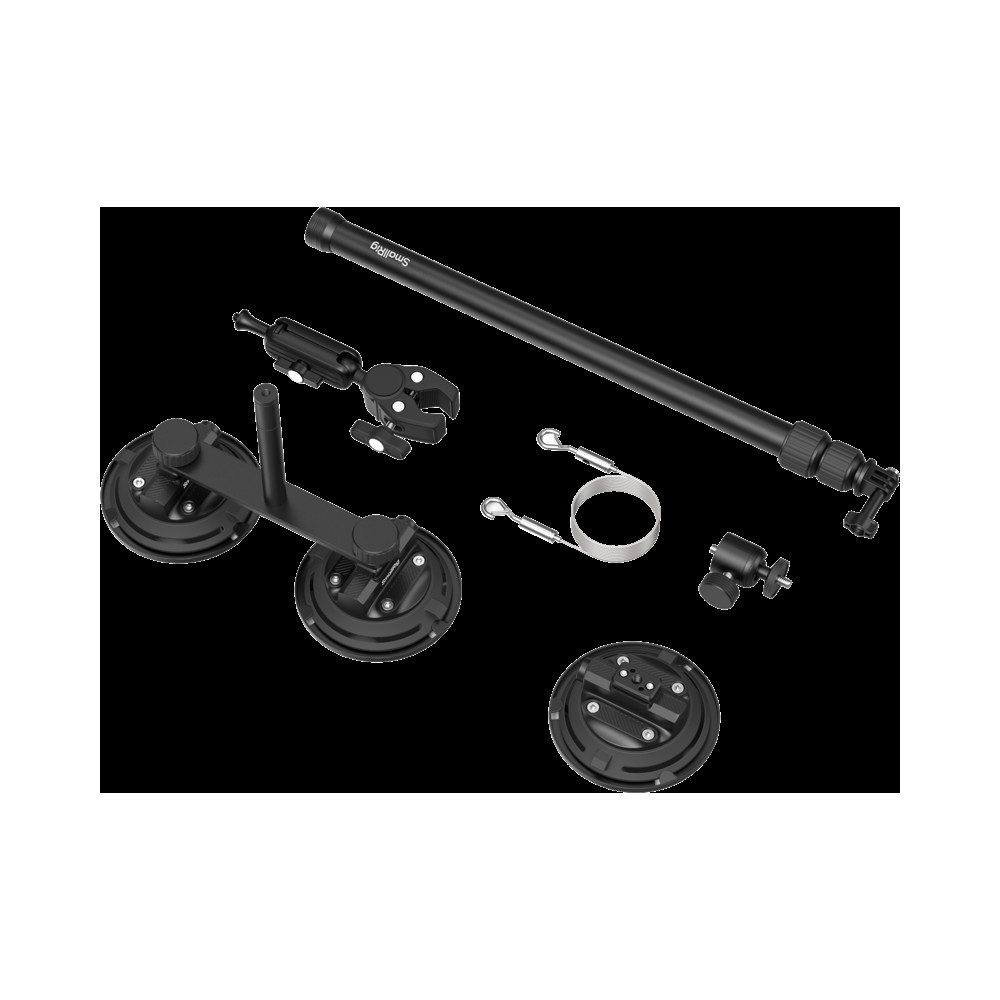 Produktbild för SmallRig 5843 Vehicle Suction Cup Support Kit for Action Cameras