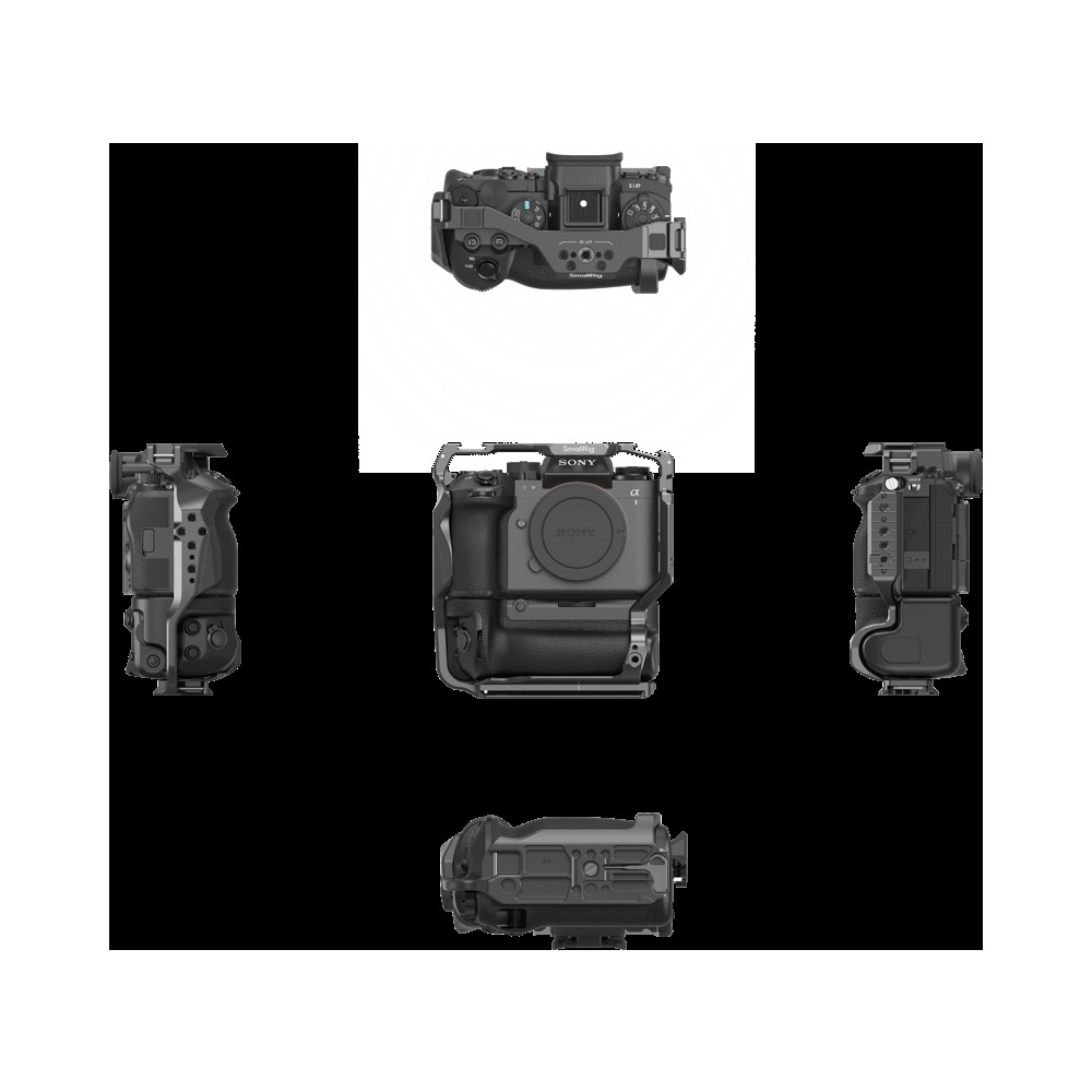 Produktbild för SmallRig 5908 Cage for Alpha 1 II & Alpha 9 III with Vertical Grip VG-C5