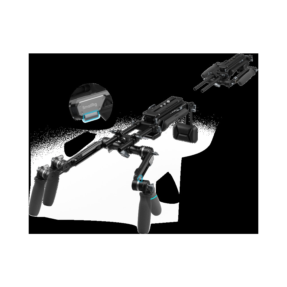 Produktbild för SmallRig 5199 HawkLock VCT-14 Type Shoulder Rig (SR009)