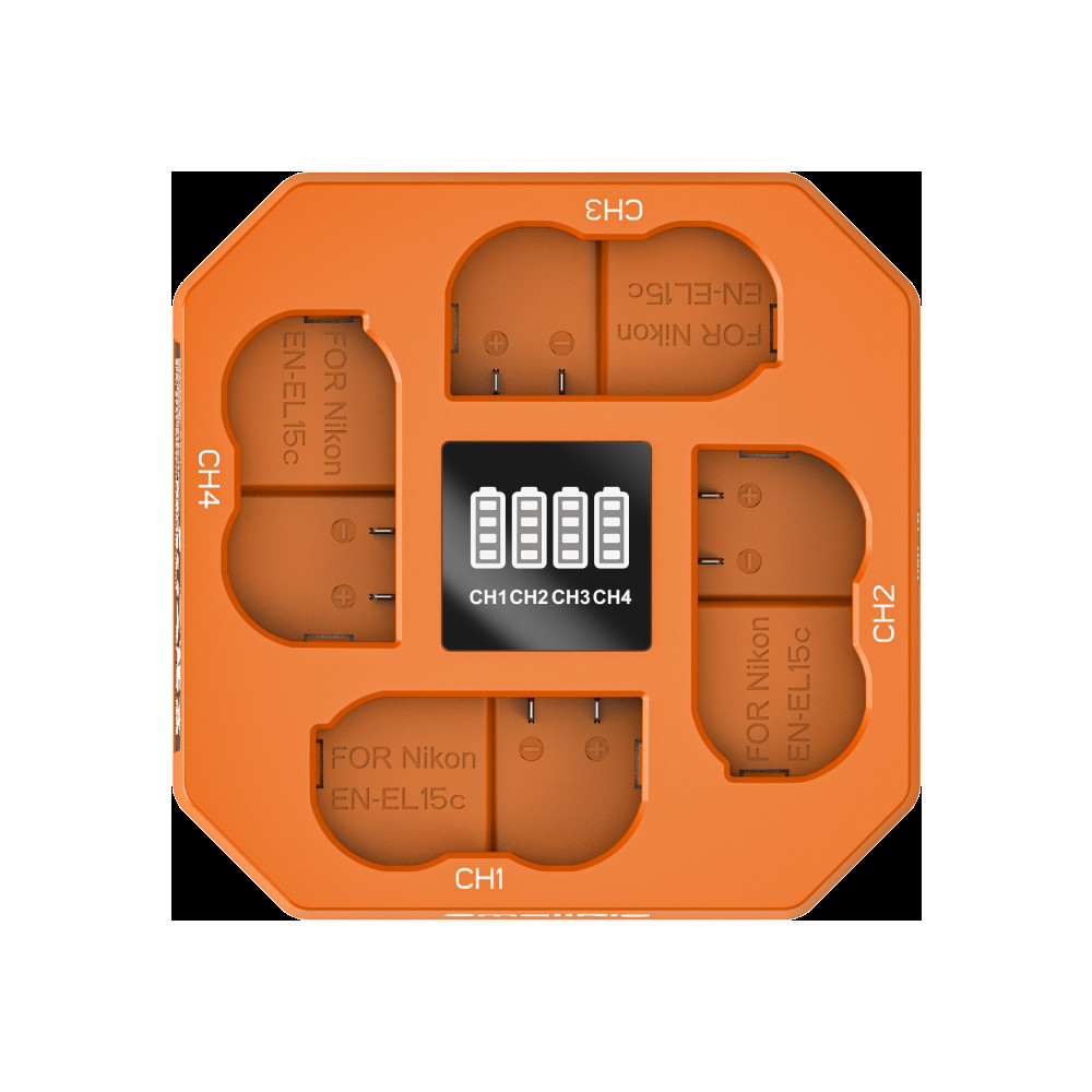 Produktbild för SmallRig 5747 Four-Channel Camera Battery Charger for EN-EL15c