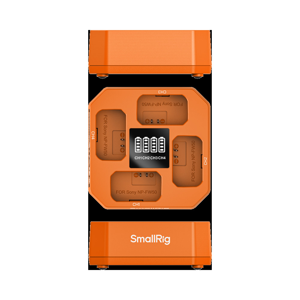 Produktbild för SmallRig 5749 Four-Channel Camera Battery Charger for NP-FW50