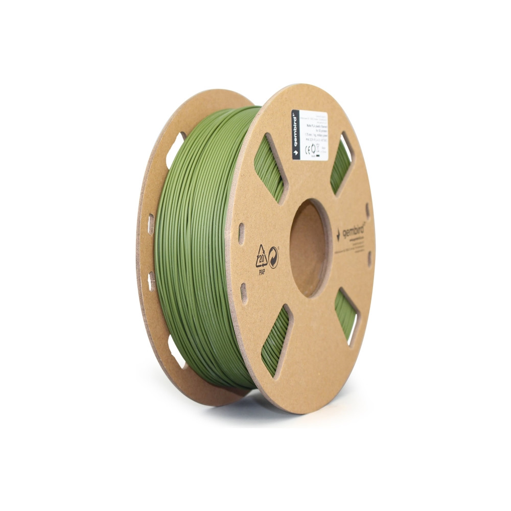 Produktbild för Gembird - matt militärgrön - PLA-fiber