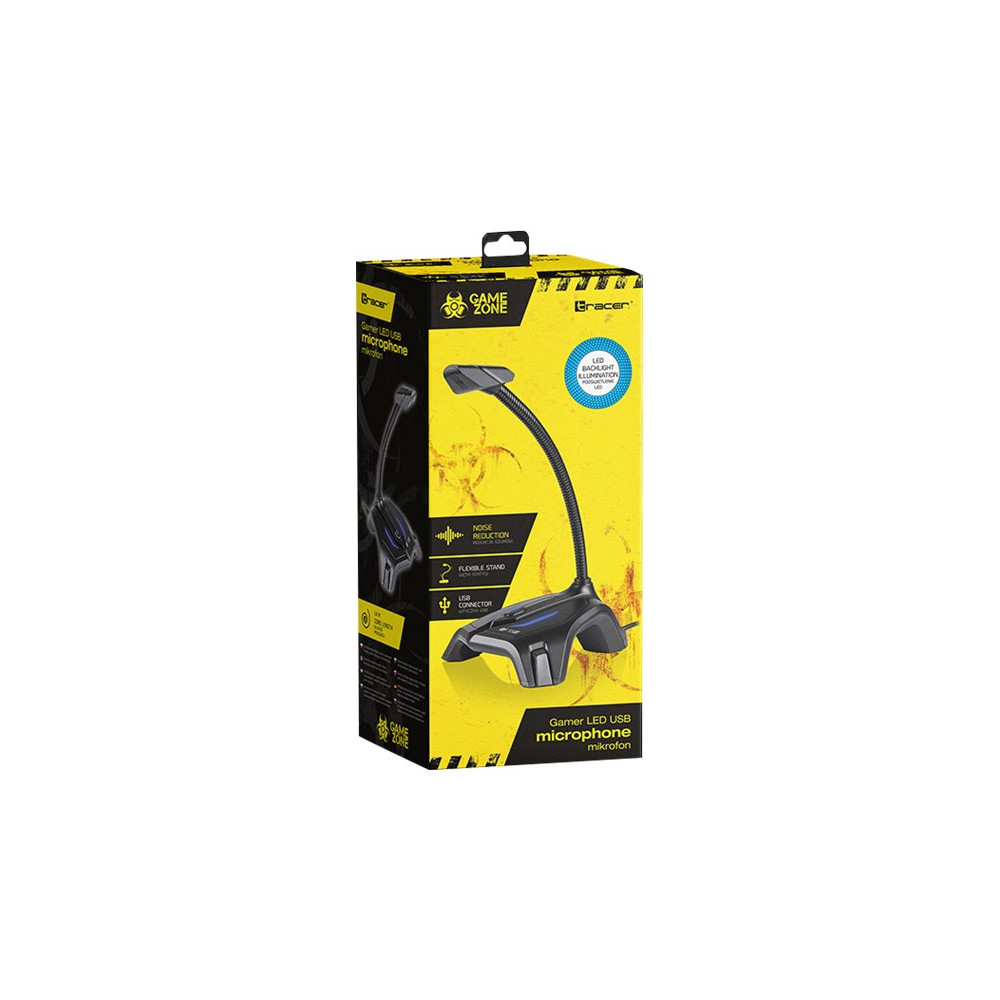 Produktbild för Tracer GAMEZONE Gamer LED USB - mikrofon