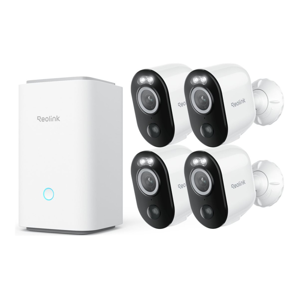 Produktbild för Reolink Home Hub with 4 Argus 3 Ultra - central kontrollstation - 802.11a/b/g/n