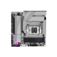 Produktbild för Gigabyte B650M AORUS ELITE AX ICE - moderkort - micro ATX - Socket AM5 - AMD B650