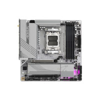 Produktbild för Gigabyte B650M AORUS ELITE AX ICE - moderkort - micro ATX - Socket AM5 - AMD B650