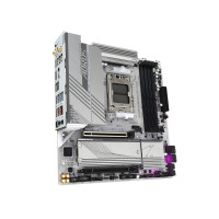 Produktbild för Gigabyte B650M AORUS ELITE AX ICE - moderkort - micro ATX - Socket AM5 - AMD B650