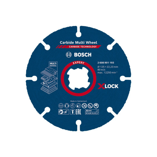 Bosch Powertools Bosch Expert Carbide Multi Wheel skärskiva - för plast, trä med spikar, lövträ, multimaterial, drywall boards