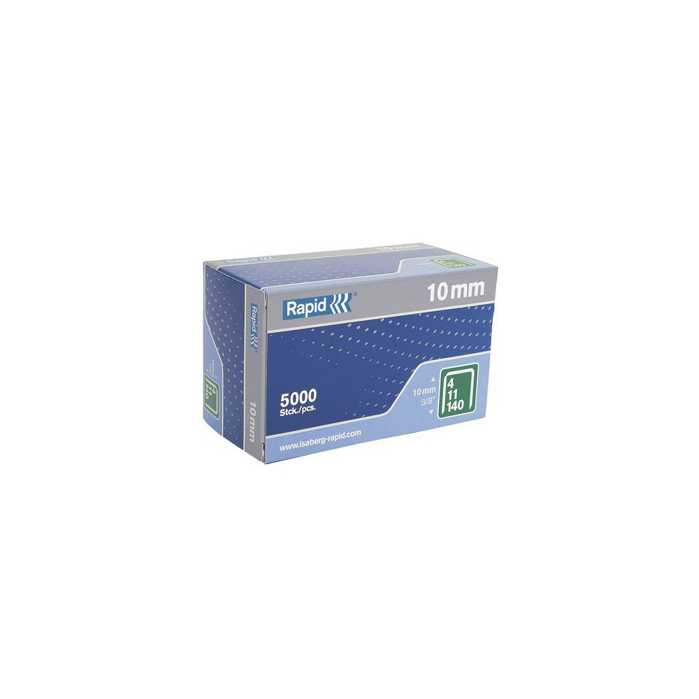 Produktbild för Rapid - klamrar - No. 140 - 10 mm - paket med 5000