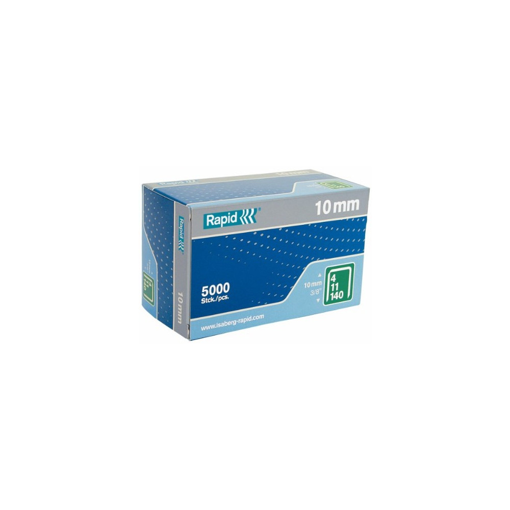 Produktbild för Rapid - klamrar - No. 140 - 10 mm - paket med 5000