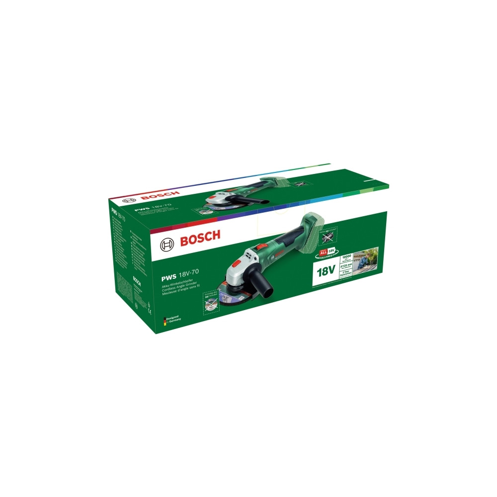 Produktbild för PWS 18V-70 sladdlös vinkelslip 18V, 115 mm