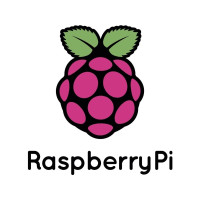 Produktbild för Raspberry Pi - fodral - röd/vit