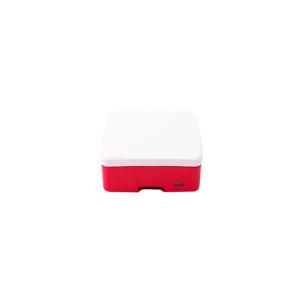 Produktbild för Raspberry Pi - fodral - röd/vit