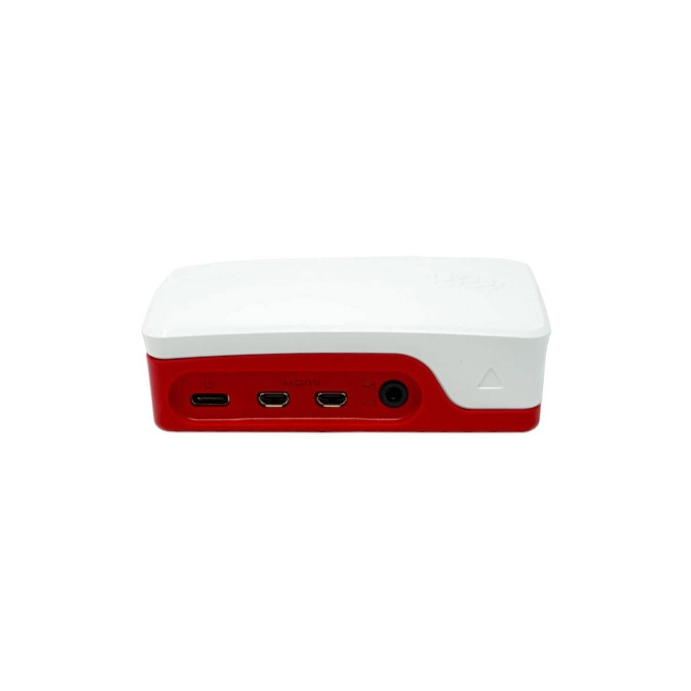 Produktbild för Raspberry Pi - fodral - röd/vit