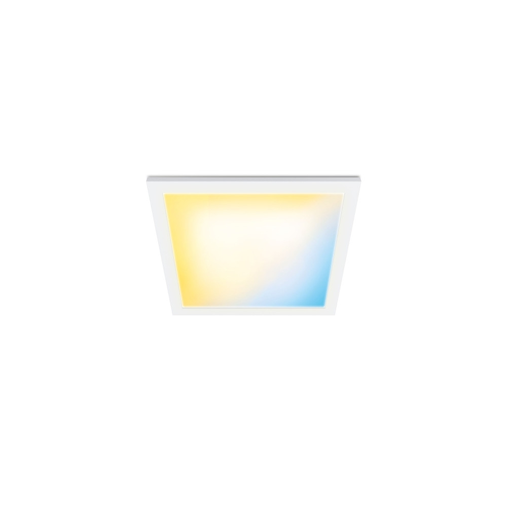 Produktbild för WiZ taklampa panel kvadrat vit Smart LED varm till kallvit i...