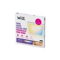 Produktbild för WiZ taklampa panel kvadrat vit Smart LED varm till kallvit i...