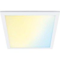 Produktbild för WiZ taklampa panel kvadrat vit Smart LED varm till kallvit i...