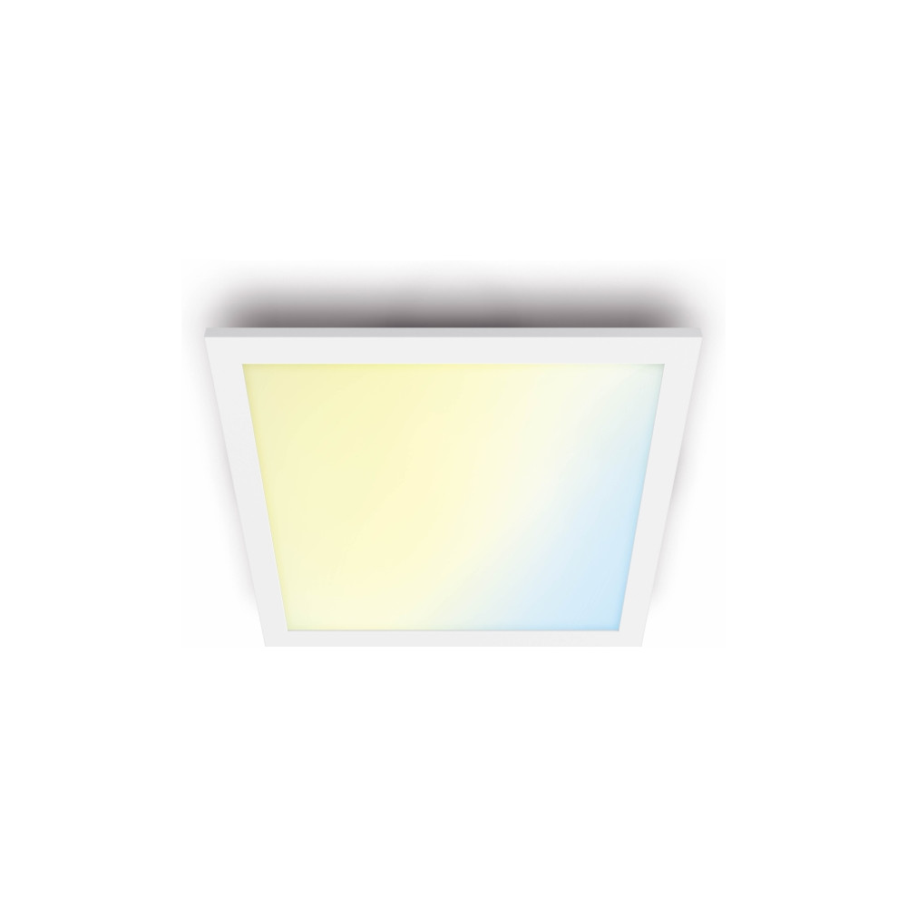 Produktbild för WiZ taklampa panel kvadrat vit Smart LED varm till kallvit i...