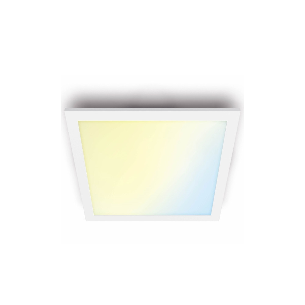 Produktbild för WiZ taklampa panel kvadrat vit Smart LED varm till kallvit i...