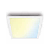 Produktbild för WiZ taklampa panel kvadrat vit Smart LED varm till kallvit i...