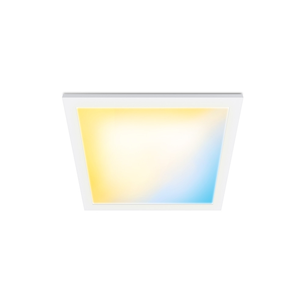 Produktbild för WiZ taklampa panel kvadrat vit Smart LED varm till kallvit i...